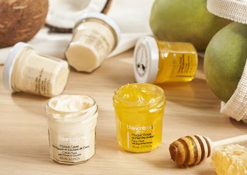 blancrème masques visage mangue miel